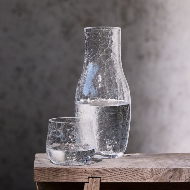 Linden Carafe & Water Cracked